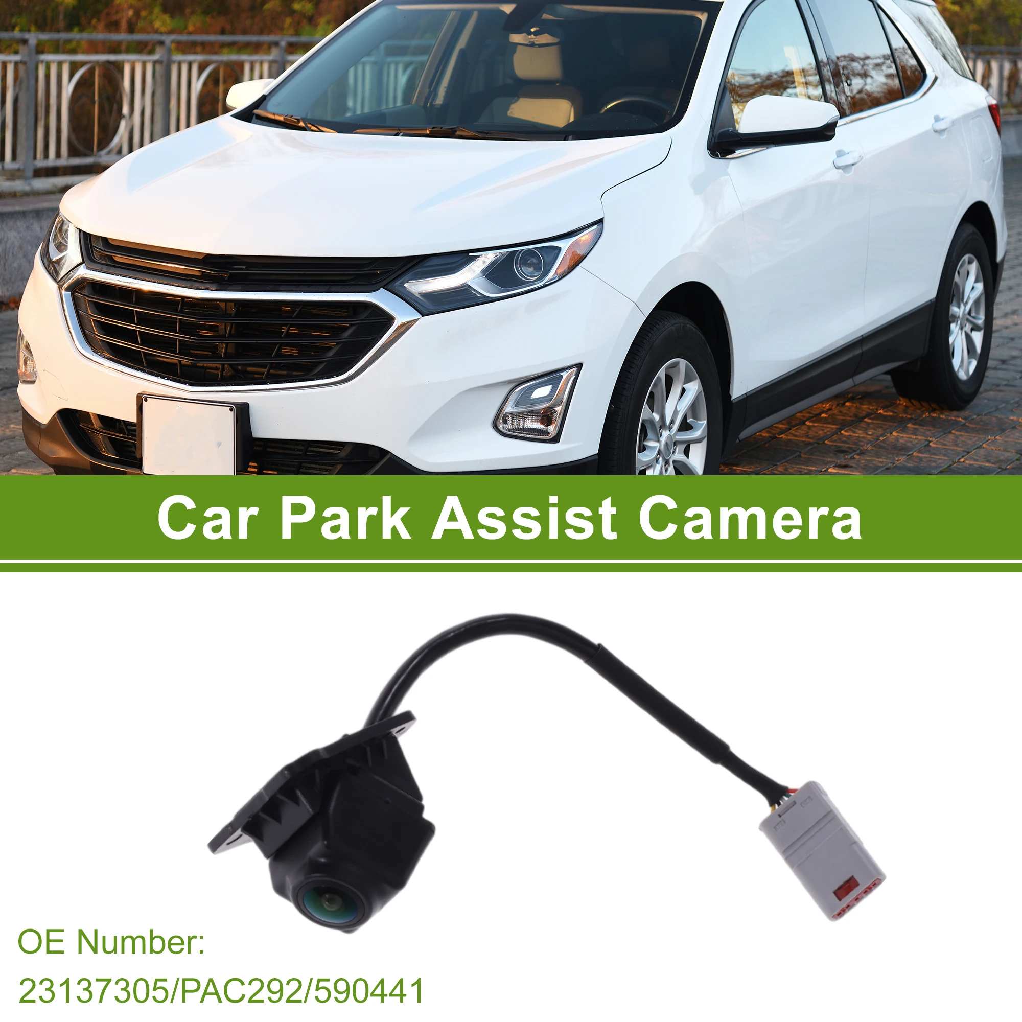 UXCELL Car Park Assist Camera Rear View Backup Reverse Camera for Chevrolet Equinox 2018-2019 No.23137305 1Pc