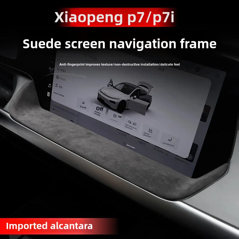 

For Xpeng P7 P7i 2022-24 Navigation Screen Protective Frame Edge Protector Central Control Screen Protector Trim Strip