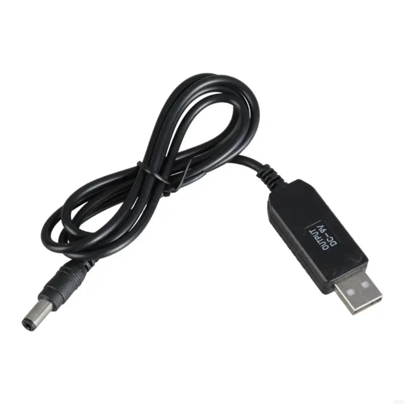 

J0MB 9V DC5.5x2.1mm Output USB Step Up Power Adapter Cable for Monitoring Equipment