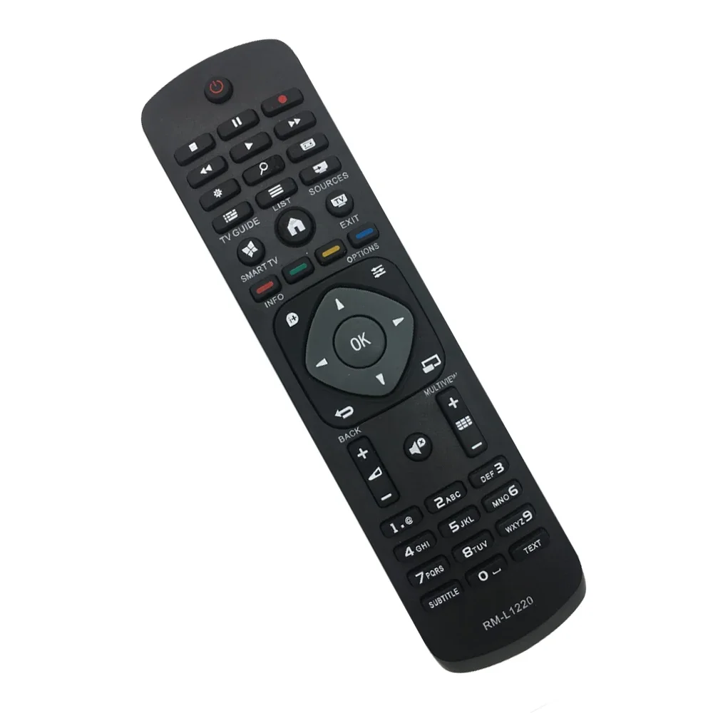 Replacement for Brand New RM-L1220 Smart Remote Multifunction TV Remote Control for Philips LCD LED HDTVs