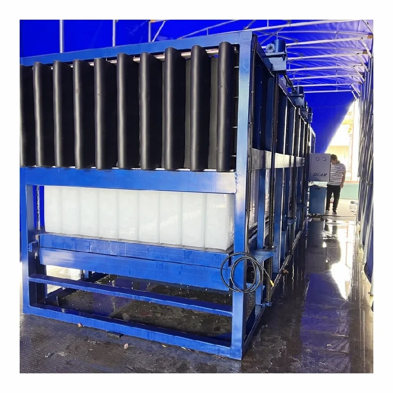 Factory Edible Ice Block Machine Automatic CE Certified Food Grade for Seafood Storage Ice Maker Custom