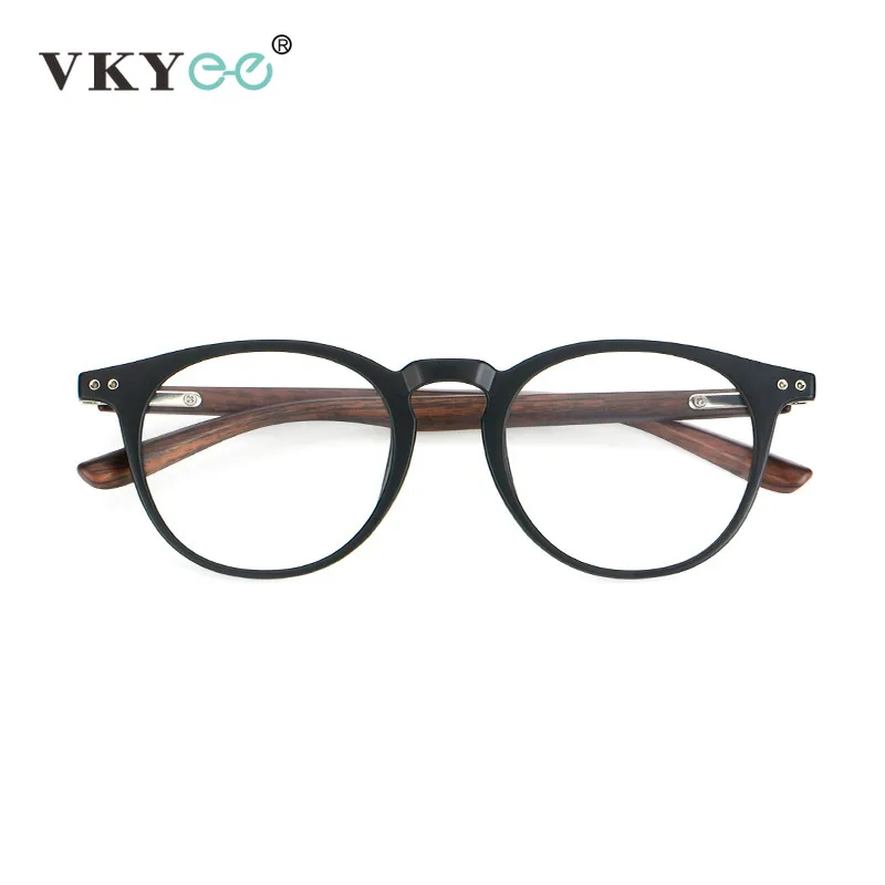 VICKY Simple Fashion Circular Retro Unisex Personalized Women Anti-Blue Light Reading Glasses Men Customized Prescription 00363