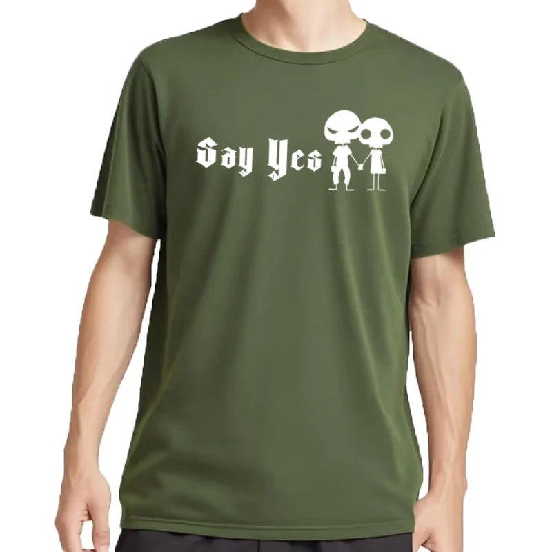 SUM, комплекс продаж, Camiseta de algodón de AliExpress, divertida pareja de amantes, ropa ajustada de talla YoungLager para hombres