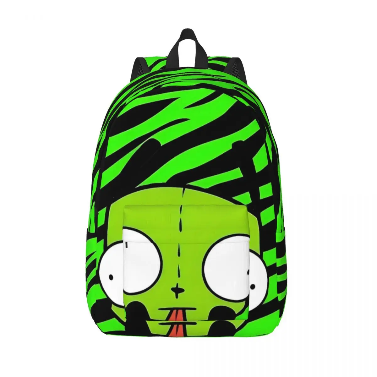 

Invader Zim Gir Cartoon Backpack for Men Women Cool Student Work Daypack Laptop Shoulder Bag Durable