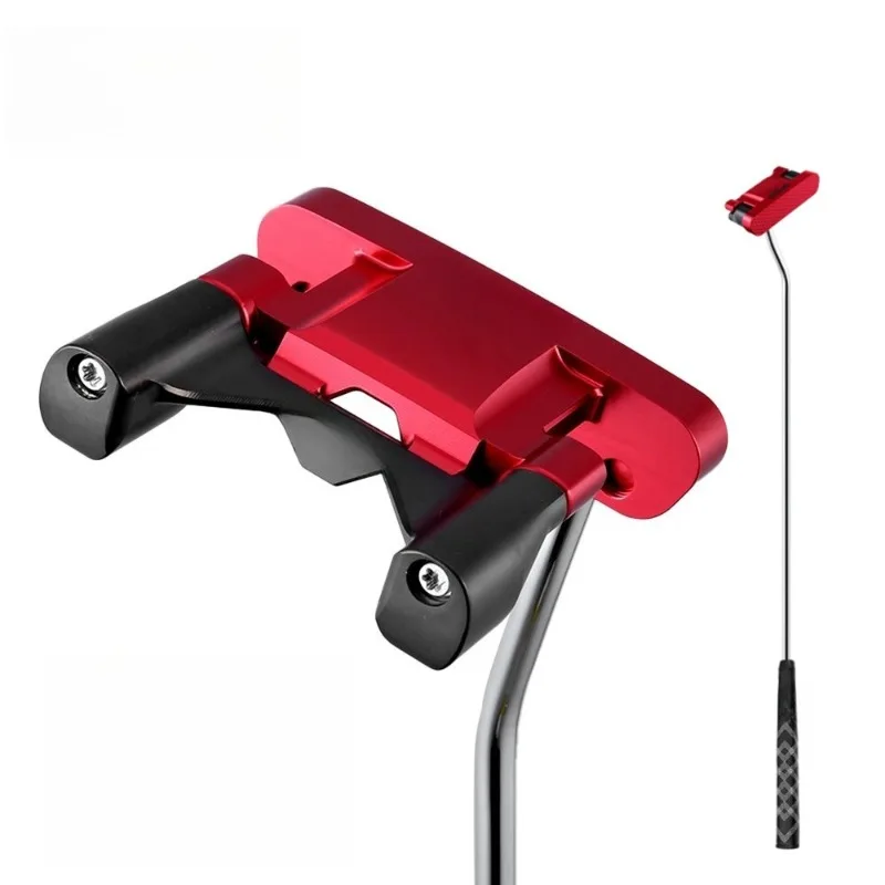 Golf putter New deformable club head Single stable low center of gravity club with line of sight