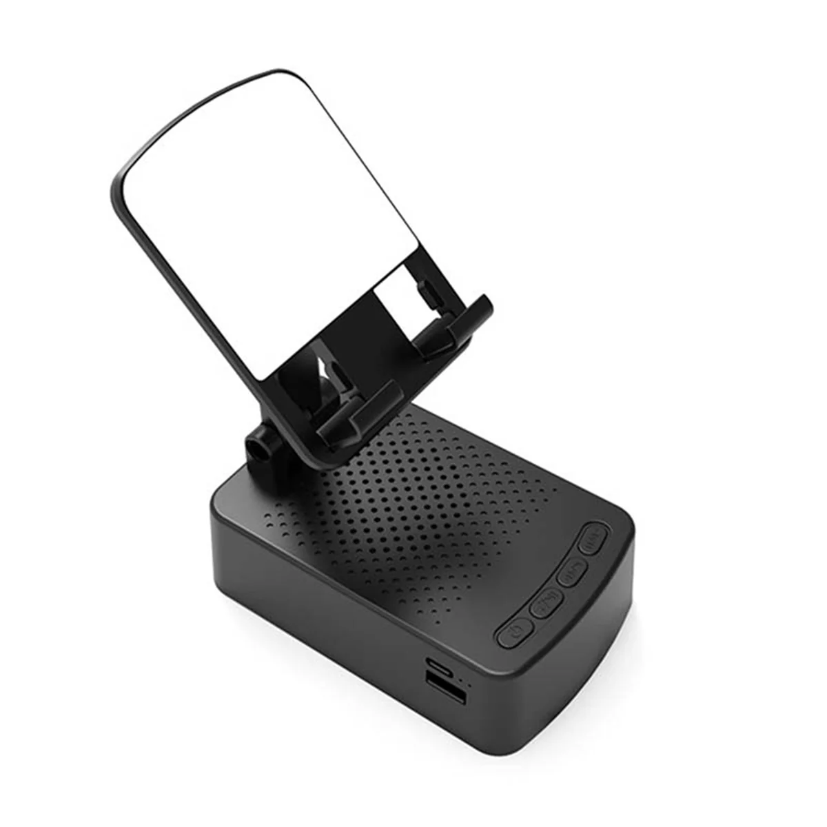 

EEB-fBluetooth Speaker Phone Holder Bedside Non-Slip Portable Charging Mobile Phone Holder for Watching