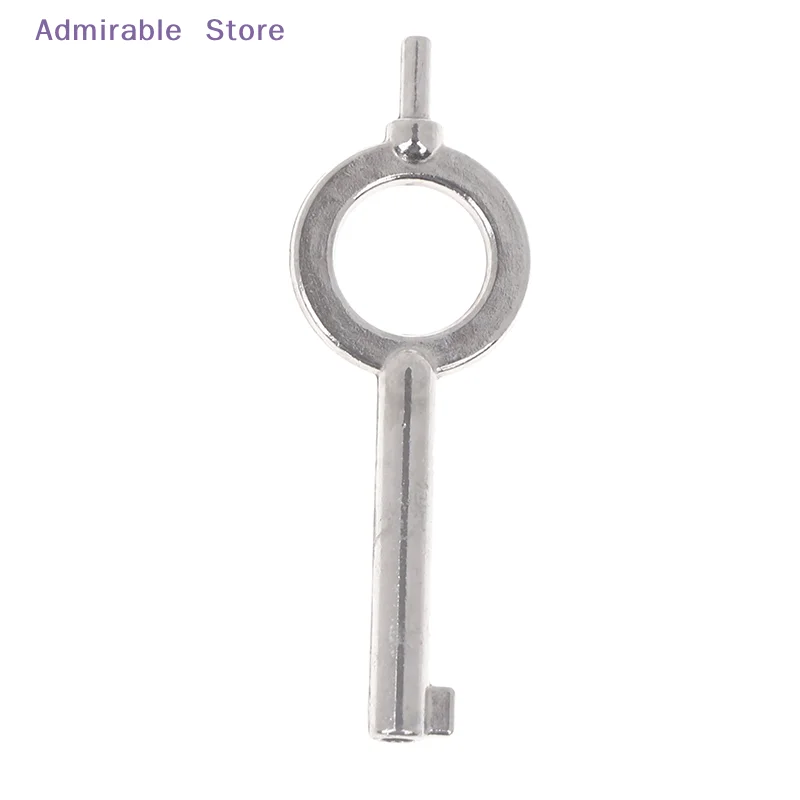 w1 PCS American Style Universal Flat Key Blank Special Key Handcuff Lock Key Zinc Alloy Keychain