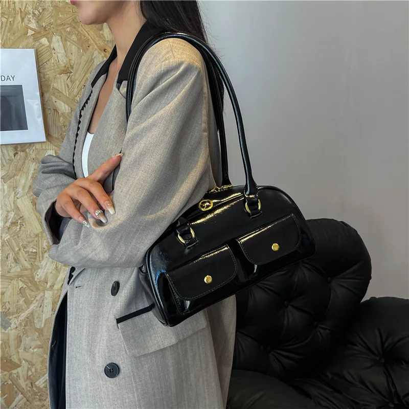 

2025 Structured Underarm Tote Bag for Women, Spacious Shoulder Bag Top Handle, Versatile Oversized Purse, Chic Functional