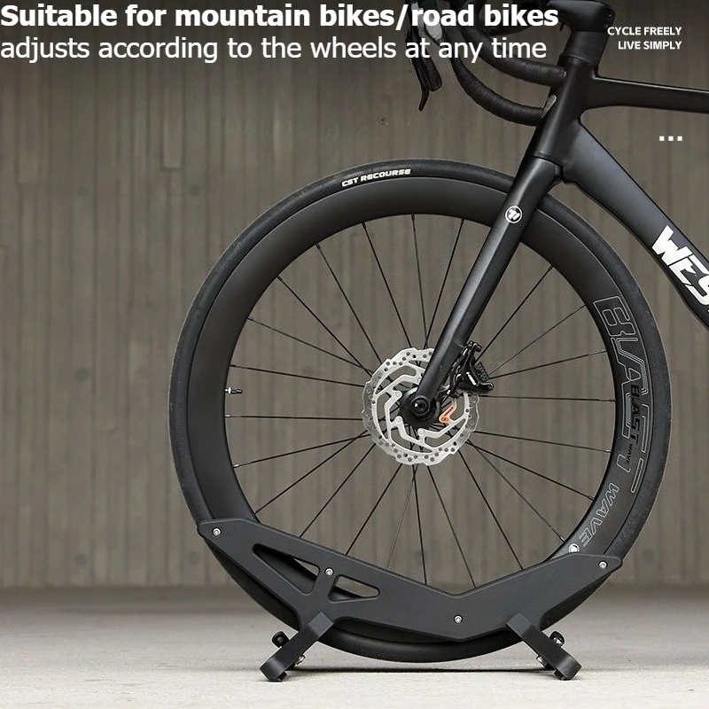 Soportes de Estacionamiento para Bicicletas, Ajustables, Antideslizantes, de ABS, para Interiores, Soporte de Piso para Bicicletas de Montaña, Almacenamiento Universal para Bicicletas de Carretera y Montaña