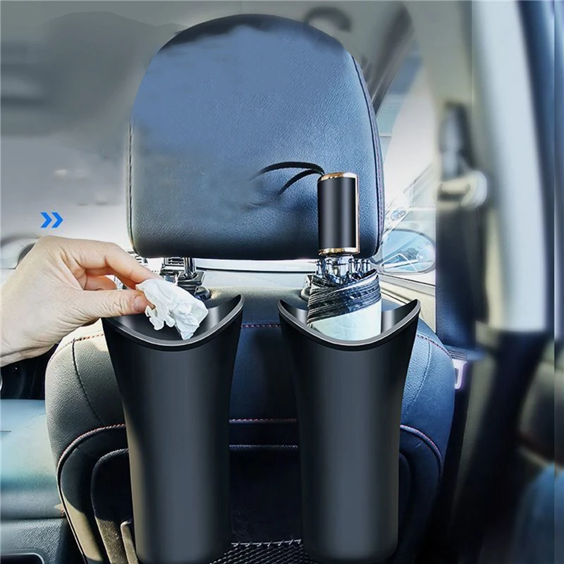 Car Umbrella Storage Box Versatile Space Saving Auto Umbrella Rack Holder Car Backseat Cup Holder Car Garbage Can