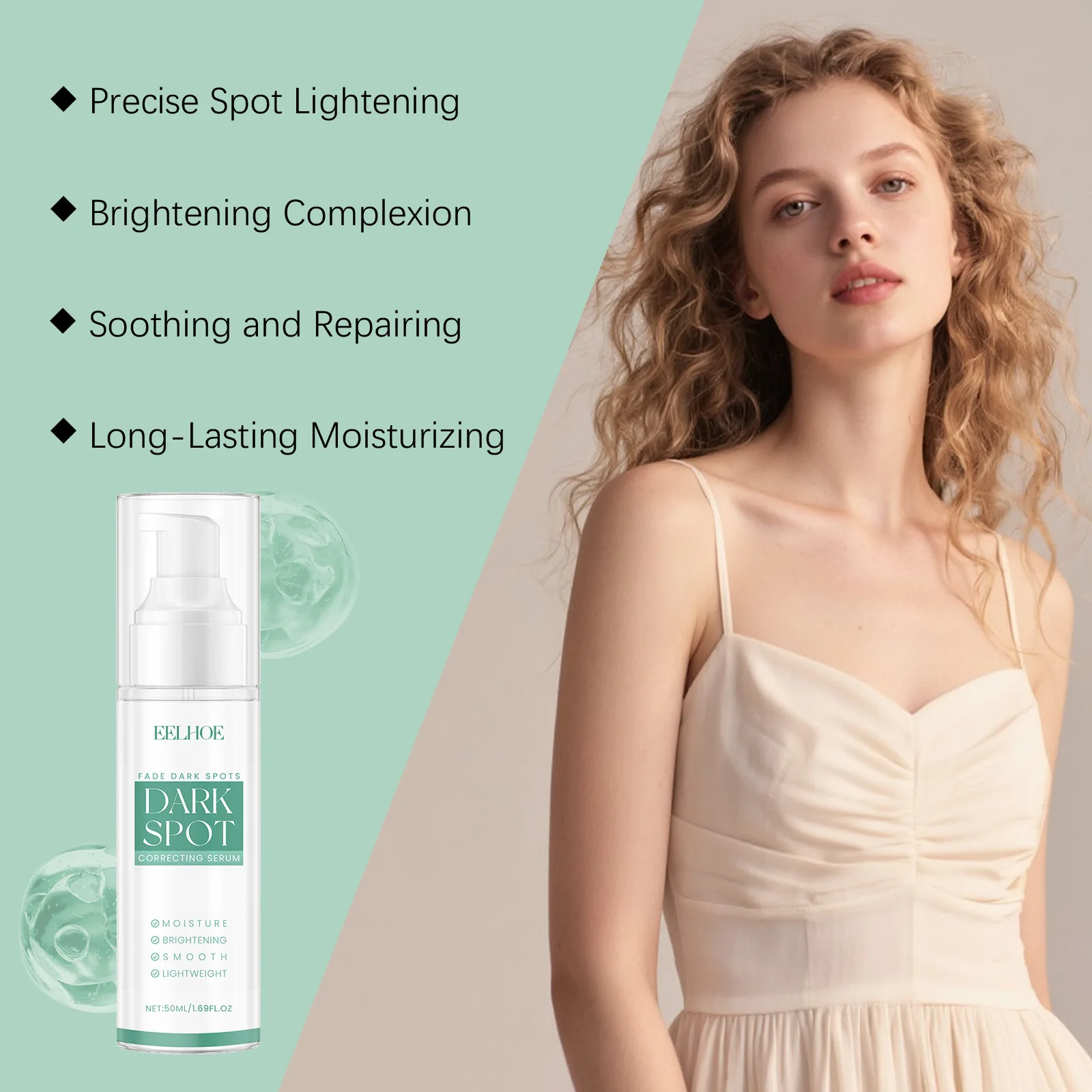 EELHOE – Essences éclaircissantes pour le visage, hydratation en profondeur, raffermissement, supplément d'épidermis, réduction de la nutrition des ridules, sérums raffermissants pour le visage