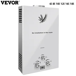 VEVOR Vloeibaar Petroleum Gas Boiler 6L 8L 10L 12L 16L 18L Vloeibaar Petroleum Gas Propaan Butaan Wit Boiler