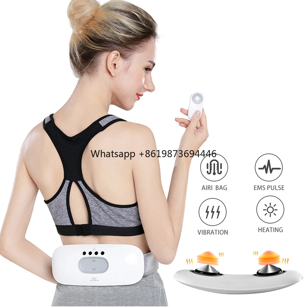 

Smart Electric Lower Back Heating Massager Ems Lumbar Waist Pain Relief Traction Device with EMS Pulse & Air Pressure Function