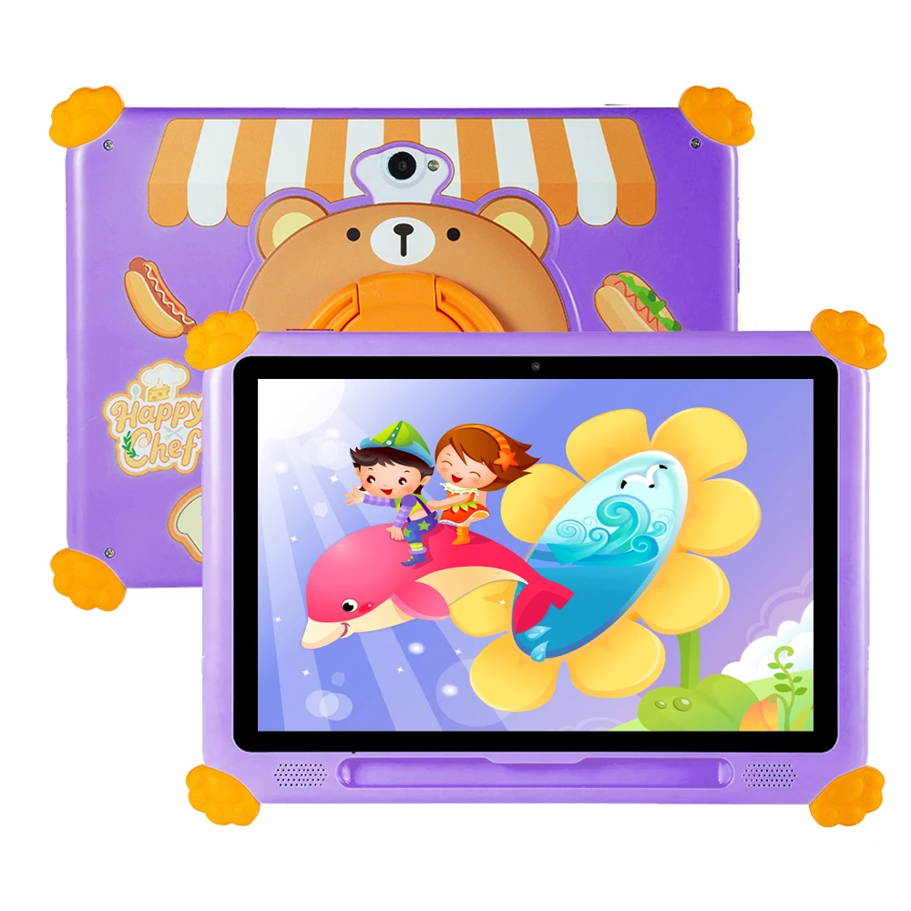 2026 BDF 10.1 Inch Kids Tablet Android 13, 4GB RAM 64GB ROM,1TB Expand,1280x800 IPS Screen 5000MAH Battery, WiFi,3G Sim Card