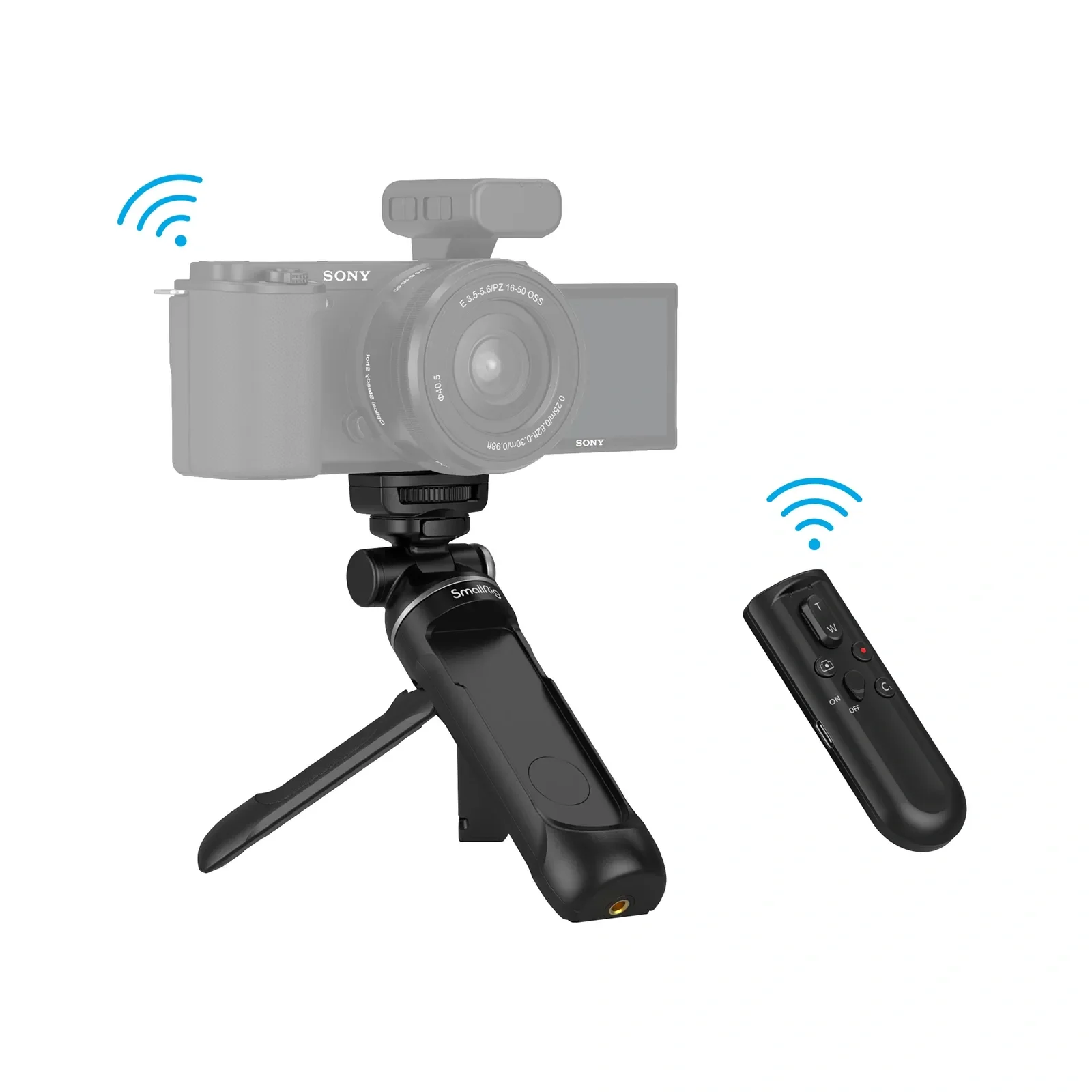 

SmallRig SR-RG1 Extendable Remote Wireless Camera Shooting Grip Vlog Tripod Selfie Stick for Sony A6700 ZV-E10 ZV-E1 A6600 A6400