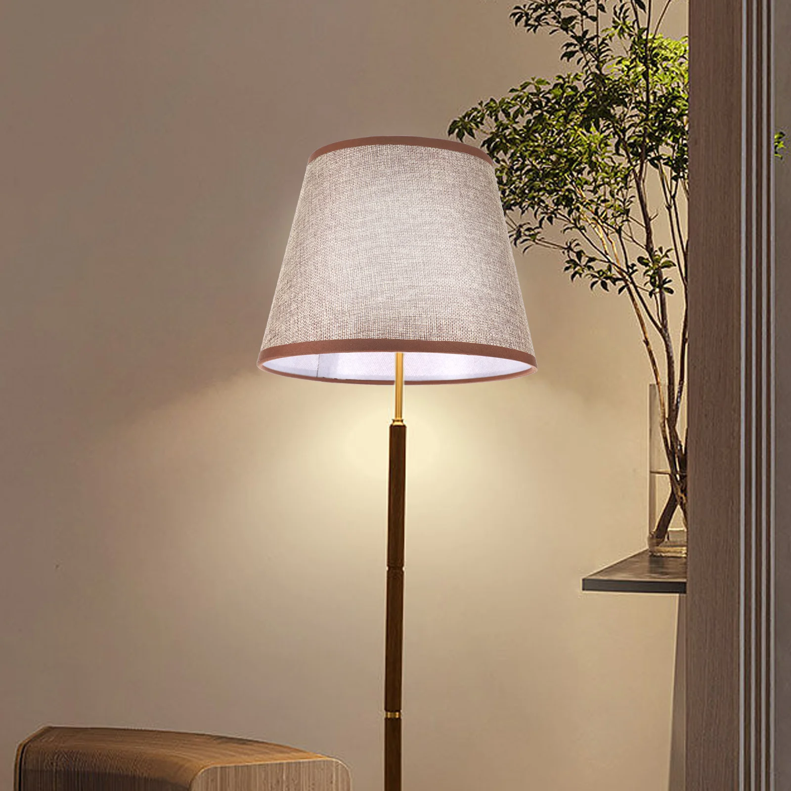 

Linen Cloth Lamp Shade Modern Replacement For Table Desk Floor Bedside Lamp Decorative Light Cover Household Lighting