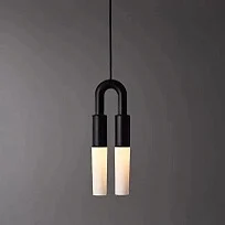 After horse hair wall lamp, luxury retro style designer hotel bedroom bedside model room creative chandelier