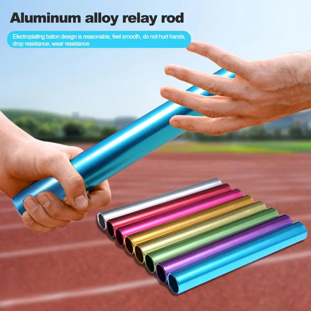 4Pcs Aluminum Alloy Track Field Relay Batons Professional Athlete Relay Batons For Running Race Team 3.8cm Colorful Batons