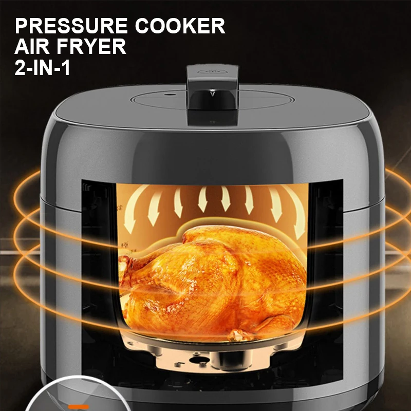 Joyoung 70KPa Pressure Cooker 4L Capacity 220V Electric Oven Chicken French Fries Air Fryer 2-6 Person Rice Cooking Pot 4-In-1