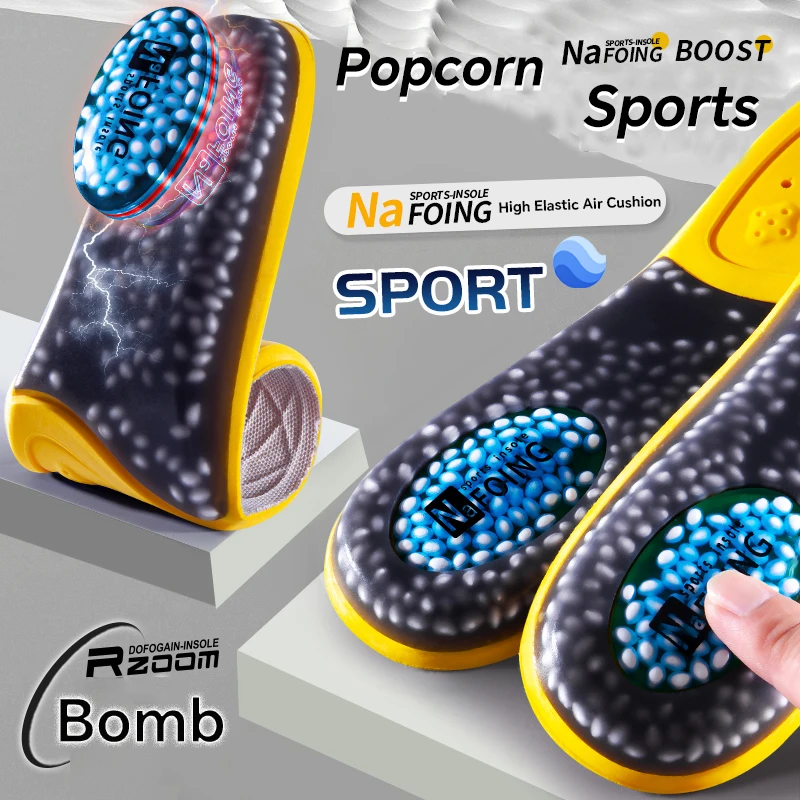 

Sport Insoles Arch Support Breathable Technology Design Shock Absorption Shoes Pad Outdoor Running Rzoom Air Cushion Insole