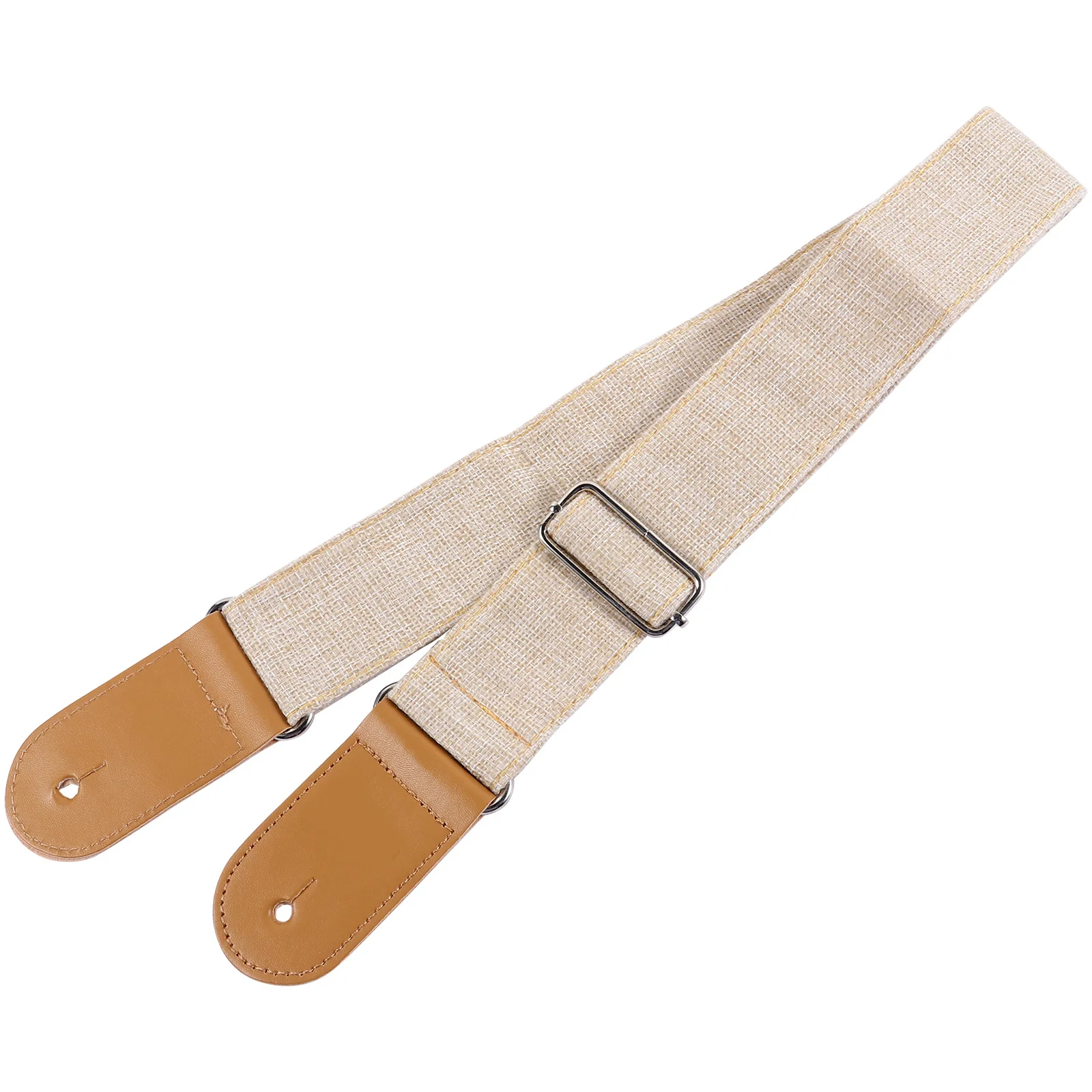 

Guitars Strap Locks Electric Straps Adjustable Musical Instrument Beige Acoustic