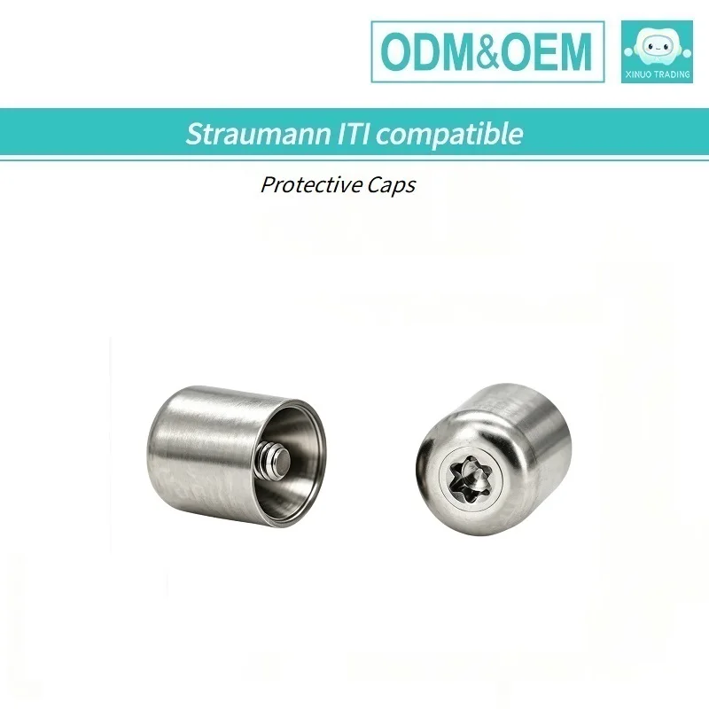 

6PS Multi Unit Protective Cap for Straumann Healing Abutment Titanium Aluminum Temporary Cover Factory Direct Sales FastShipping