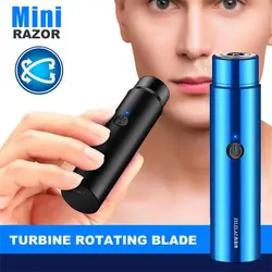 USB Charging Boyfriend Epilators Gift for Him Beard Shaving Men Shaver Hair Removal Tool Mini Electric Razor Safety Razor