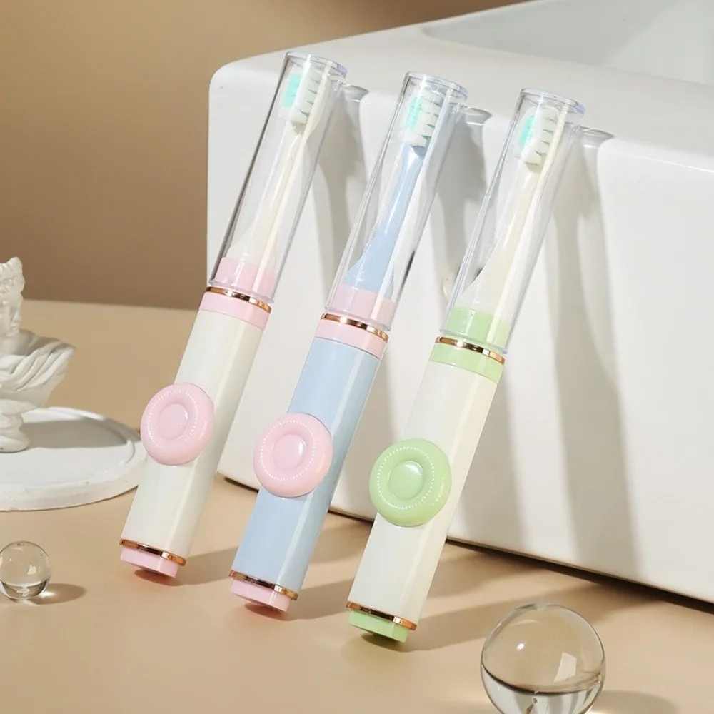 فرشاة أسنان بلاستيكية للسفر خفيفة الوزن لتنظيف الفم بشعيرات ناعمة فرشاة أسنان للعناية بالفم فرشاة أسنان قابلة للطي للأطفال #2