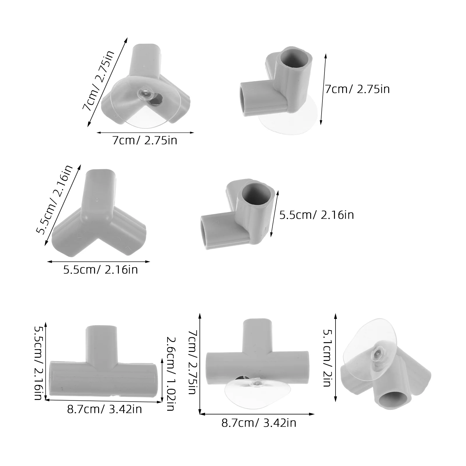 1セットの幼児用安全プレイヤードコネクター、T字型とY字型のプラスチック製フェンス金具、屋内ベビーヤード用、内径0.87インチの交換用