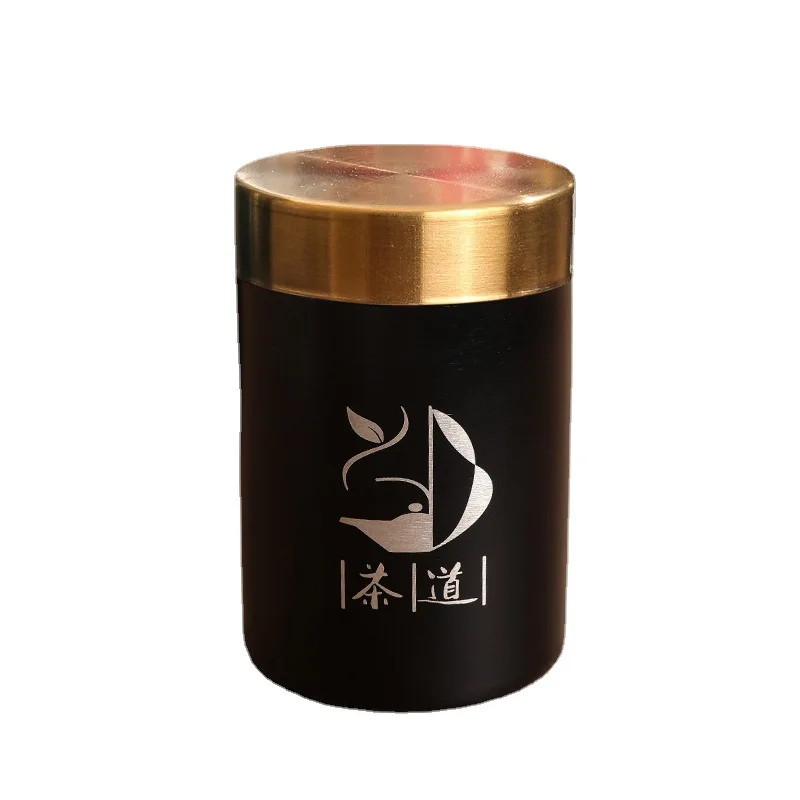 304 stainless steel household sealed box storage jar portable outdoor tea box small canned tea