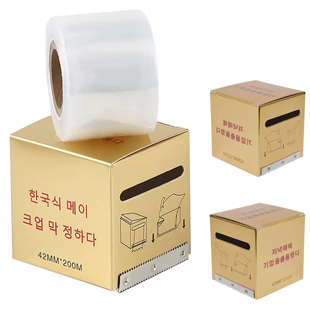 

Пленка для татуировок 4,2 см*200 м, защитная пленка для микроблейдинга бровей, пластиковая пленка для губ, аксессуары для татуажа и биоутилизации бровей