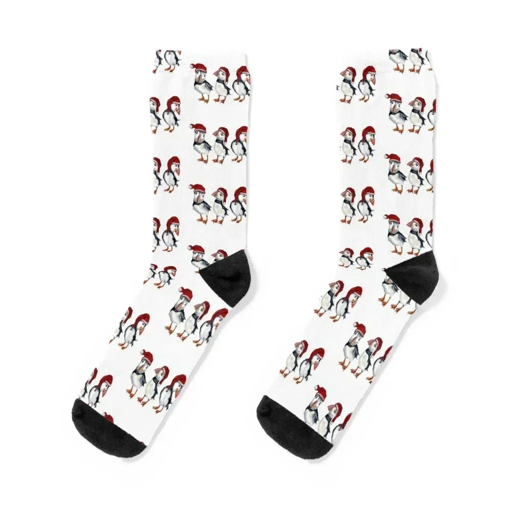 

Christmas Puffin Socks Rugby luxe Heating sock valentine gift ideas Luxury Woman Socks Men's