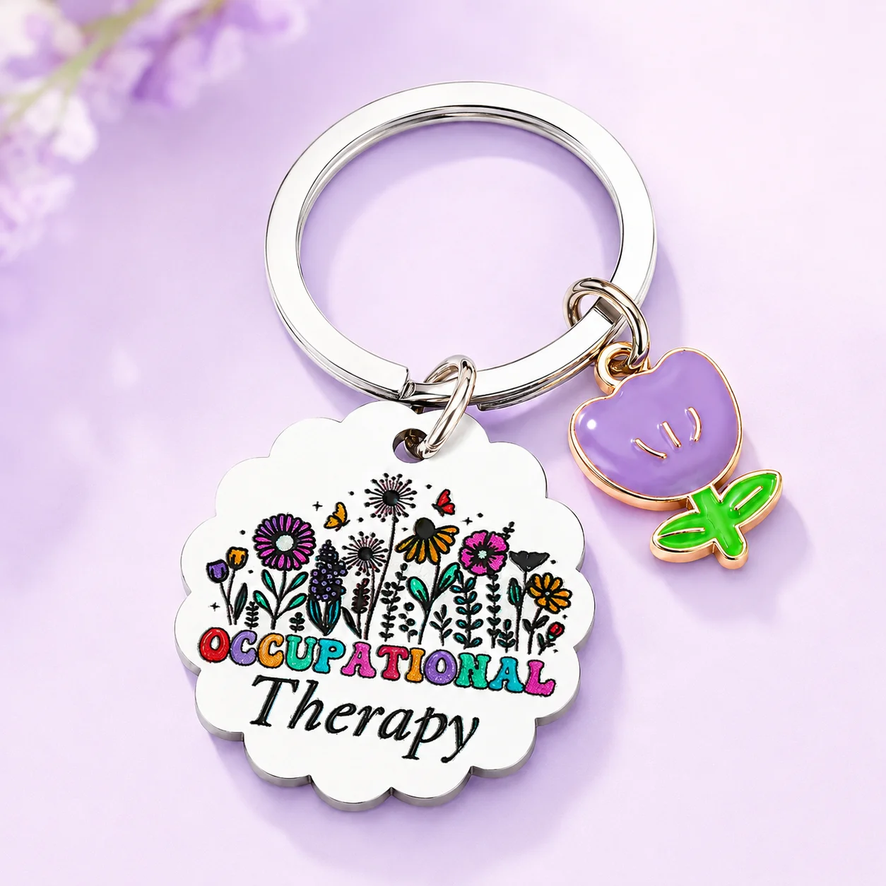 1pc/3pcs/set Ot Keychain Occupational Therapy Gifts For Women Ot Month Gifts