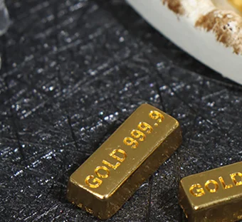 

【BBS】10 шт./компл. 1:12 кукольный домик миниатюрные золотые стержни модель монет кукольный дом Декор игрушки