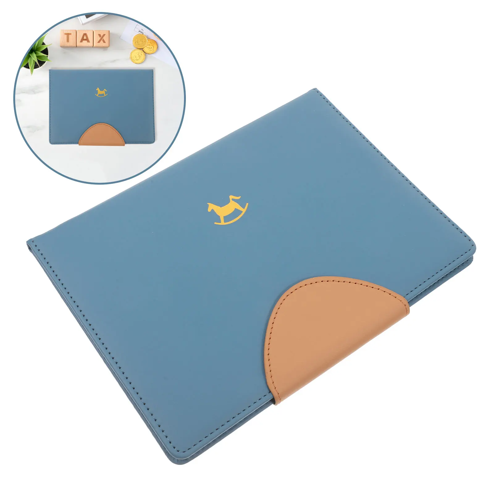

Folder Birth Certificate Protective Cover Protector Pu Binder Sleeve Protectors