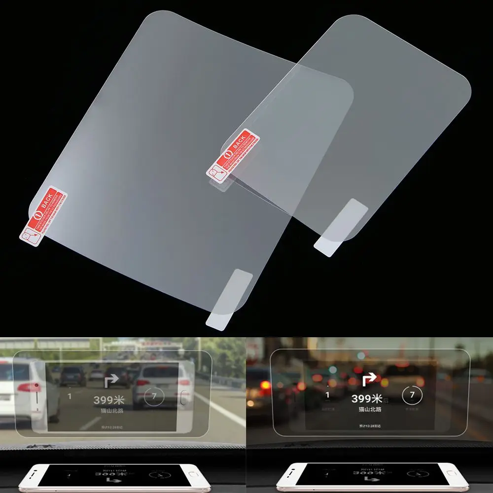 Quality Auto Accessories Clear Phone GPS Reflective Film Car Windshield Screen Sticker Head Up Display HUD Projector