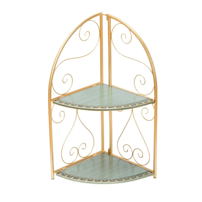 Light luxury sofa side few living room household small apartment sofa corner few wrought iron bedside storage balcony small