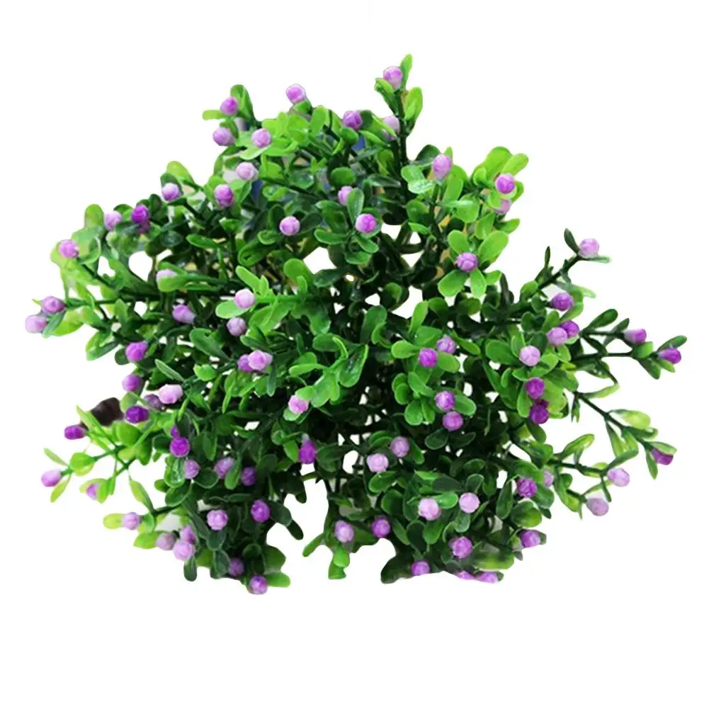 Artificial Plant Vivid Realistic Appearance Photo Props Home Decoration Fake Greenery Grass Ivy Leaf Wreath Silk For Living Room - Image 4