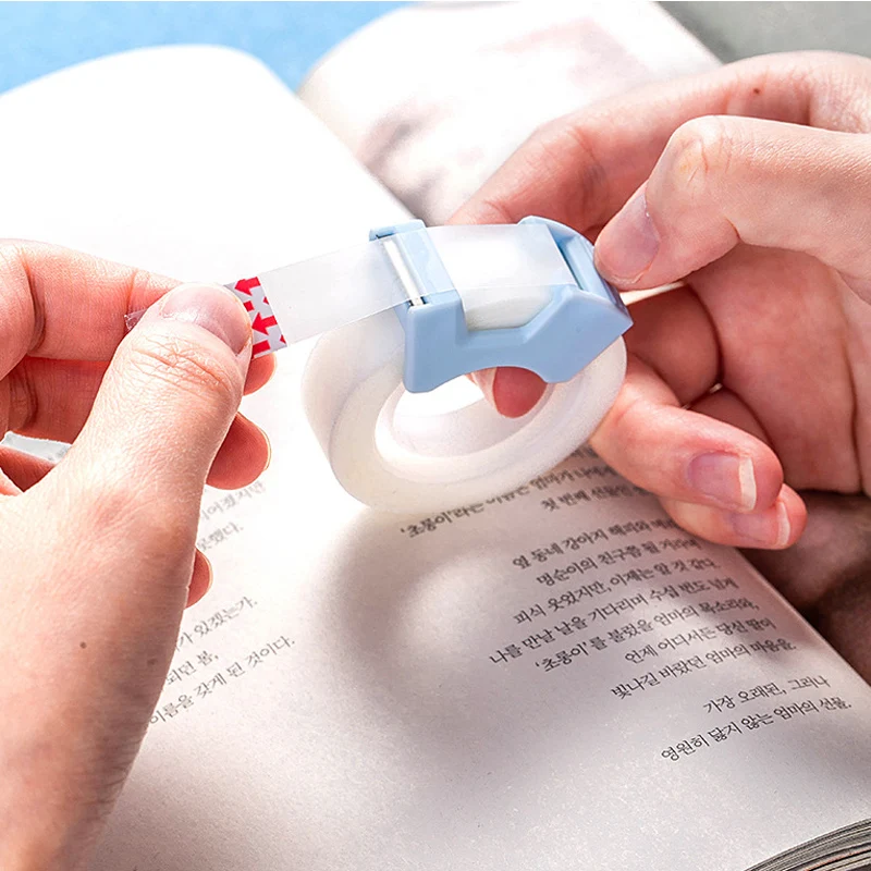 ที่กดเทปชิ้น/แพ็คใส2ชั้นพร้อมตัวจ่ายเทปใสสำหรับใช้ในสำนักงานบ้านและโรงเรียน