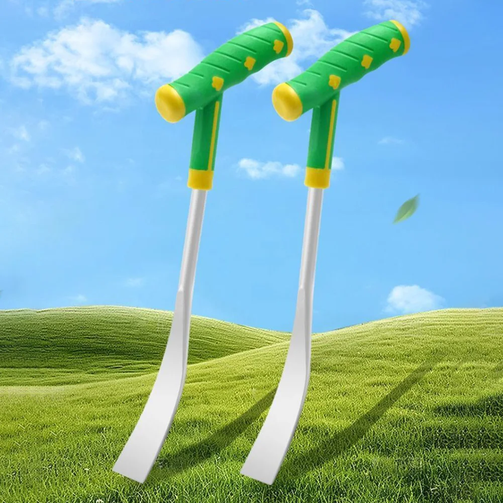 Pala per scavare aglio in acciaio inossidabile con manico in plastica Scavo per erbe selvatiche Pala da giardino Cazzuola Attrezzo da giardino Giardinaggio Diserbo