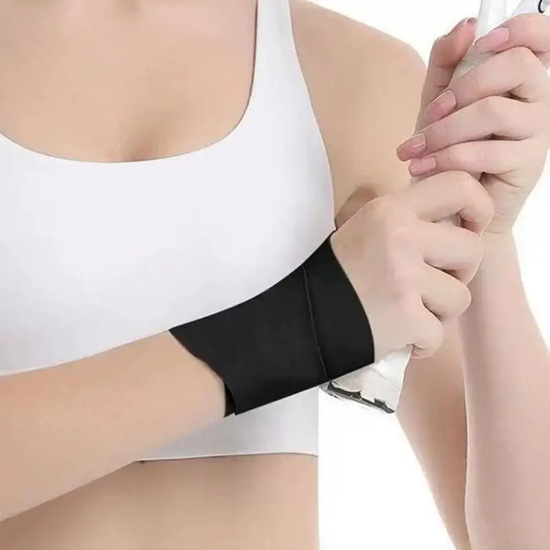 Elastisches Handgelenkband, Handgelenkbandage, Kompressionsbandage, dünne Handgelenkbandage, Handgelenkstütze für Badminton und Tennis, Handgelenkstütze mit Daumenstütze, Handschuhe, Handflächenschutz. – Detail 3