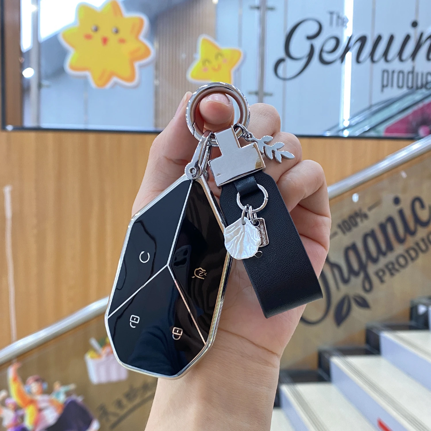 Suitable for BYD Leopard 5  8 Simple Style TPU  Car Remote Key Case Cover Anti Scratch and Wear-resistant