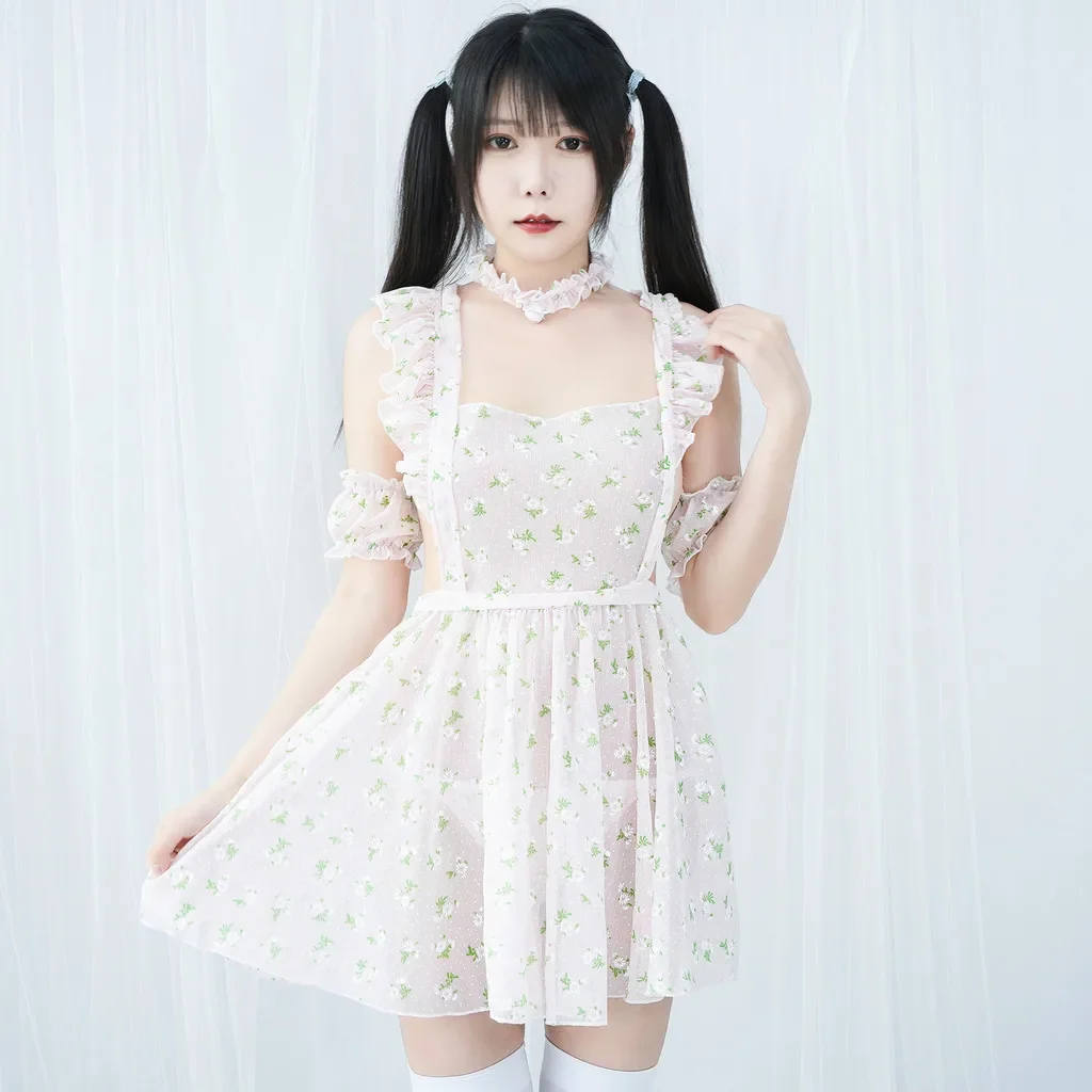 

Women Lingerie Exotic Sets Home Sleeping Nightwear Dress Lolita Maid Cosplay Role Play Uniform