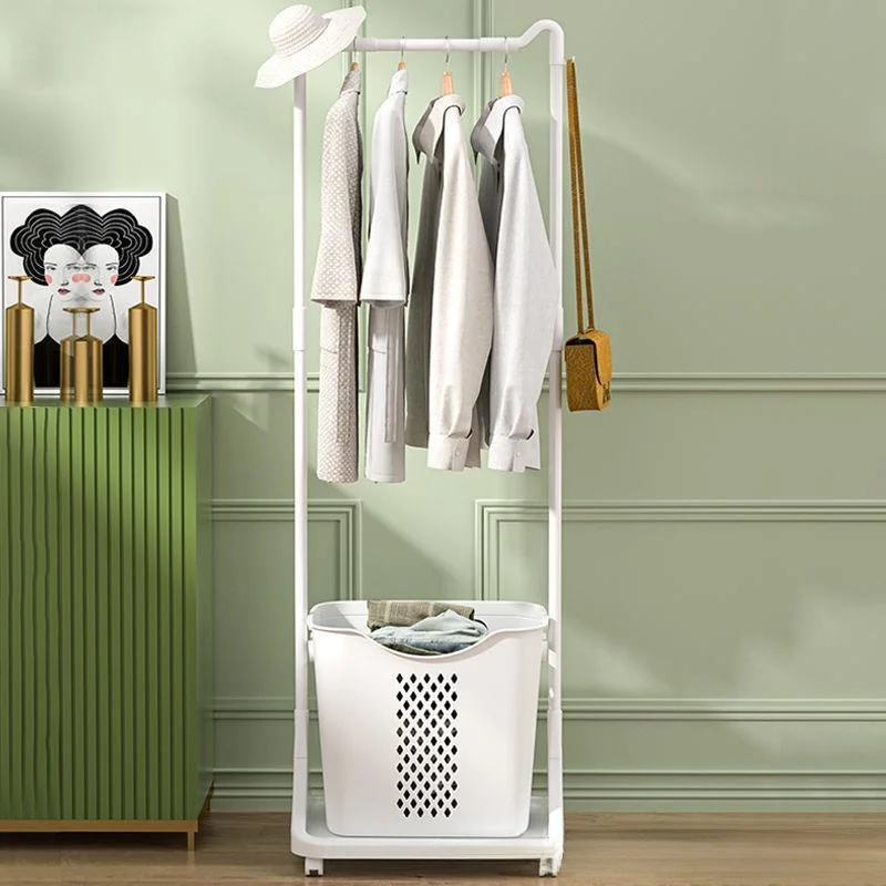 

Simple Floor-standing Clothes Drng Ra Bedroom Dormi Plastic Storage Organizer Dir Laundry Basket Corner elf