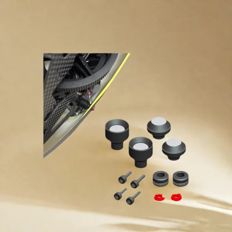 حلقات تثبيت المظلة ذات الجذب المغناطيسي سريعة الإصدار لطائرة هليكوبتر Trex 450 ALZRC X360 X3 Devil X380 SAB 380 420 RC
