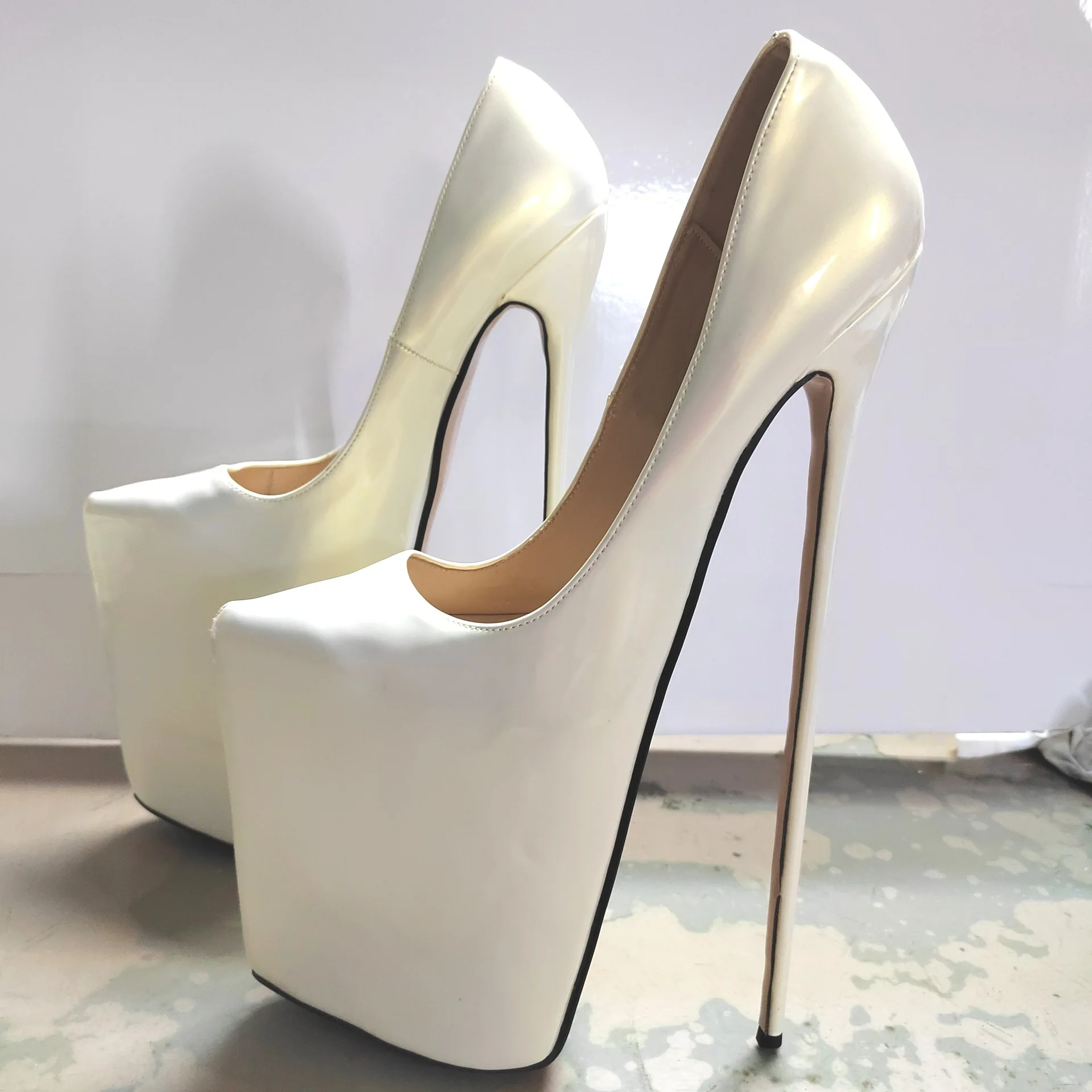 كروسدرسر الخناجر مثير 30 سنتيمتر رقيقة جدا عالية الكعب أشار تو أحذية امرأة مضخات مقاومة للماء Zapatos حجم 37-50