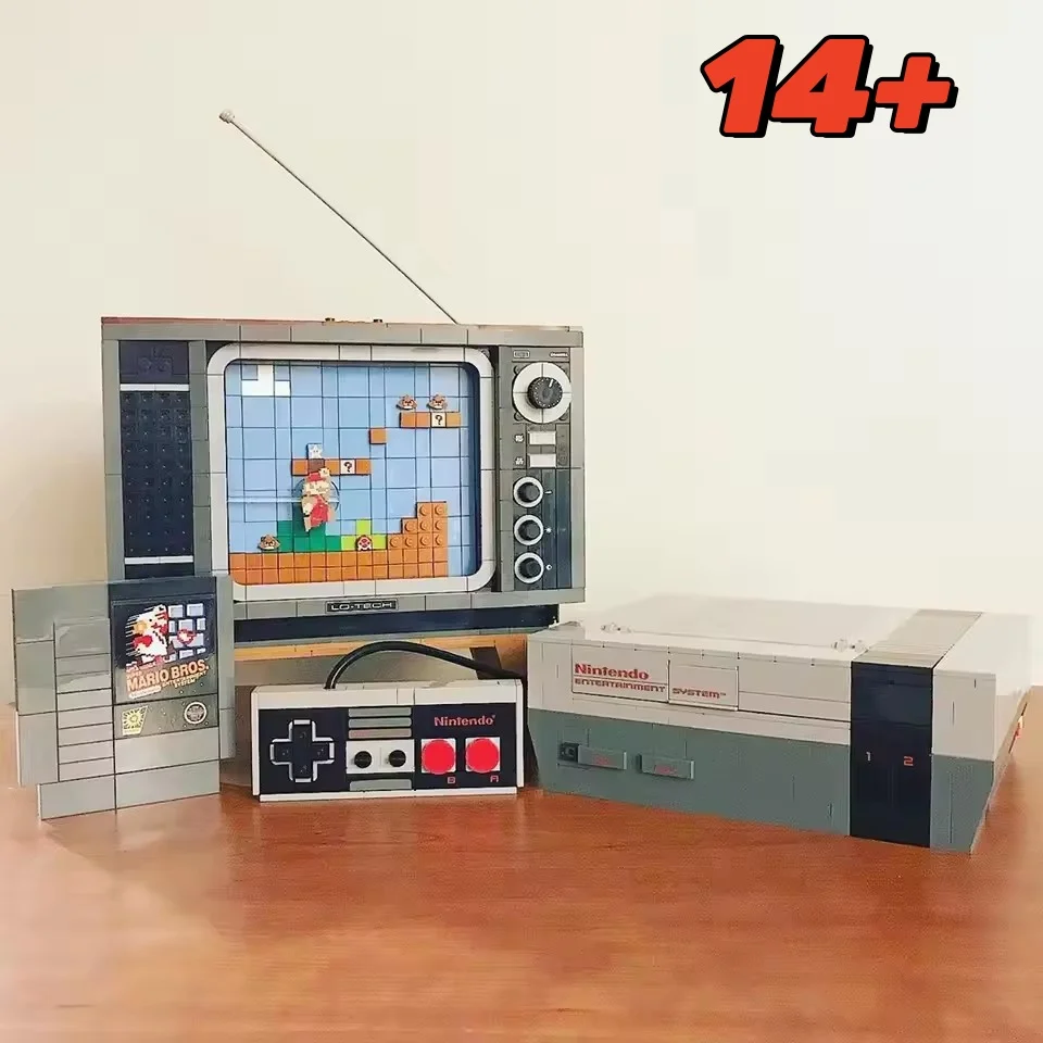 

2938PCS Marioed NES Nintendo Entertainment System Model Compatible 71374 TV Game Console Kids Toys desktop decoration
