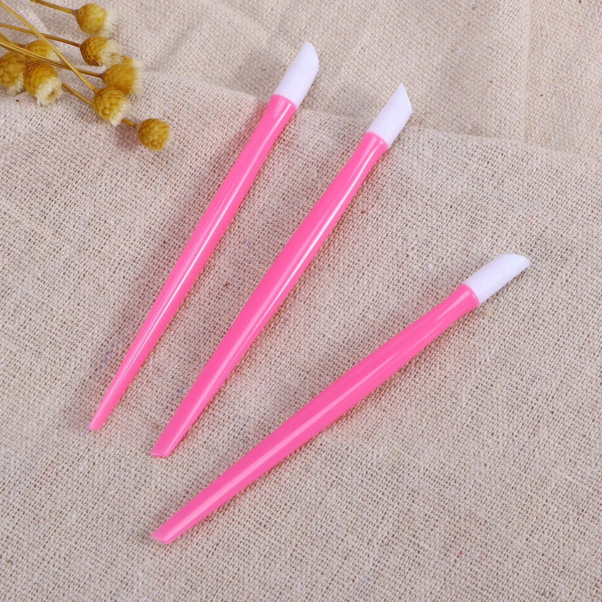 20 pièces poussoir à cuticules ergonomique lavable dissolvant de peau morte Kit d'outils de manucure pour vernis à ongles gommage bâton de nettoyage