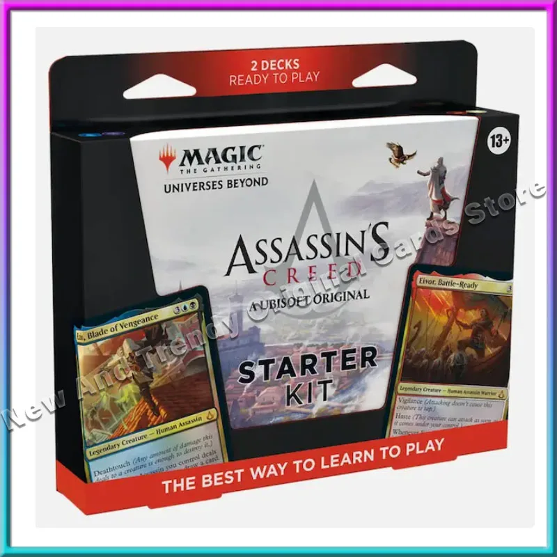 Original Magic The Gathering (MTG) Cards Assassin\'s Creed Collector Booster Box Rare Limited Edition Collection Card