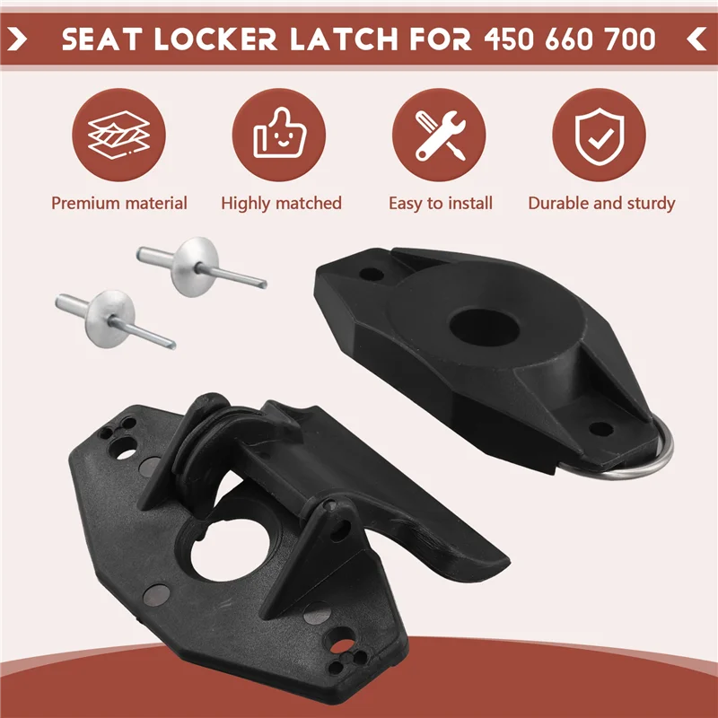 A80X-Seat Locker Klink Voor Rhino 450 660 700 Sport Hunter UTV F1B-U3850-01-00